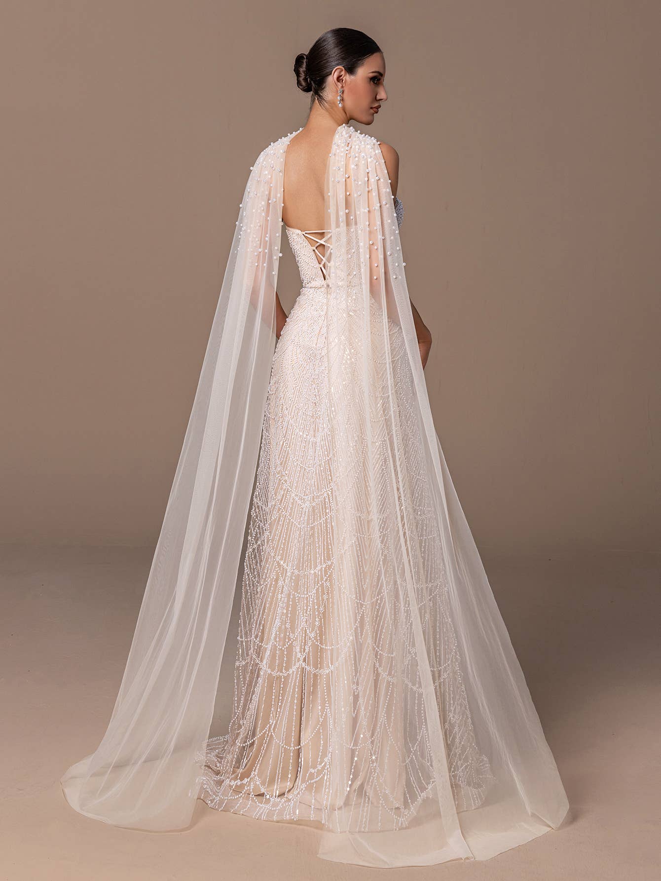 Two Piece Pearl Sequin Dress