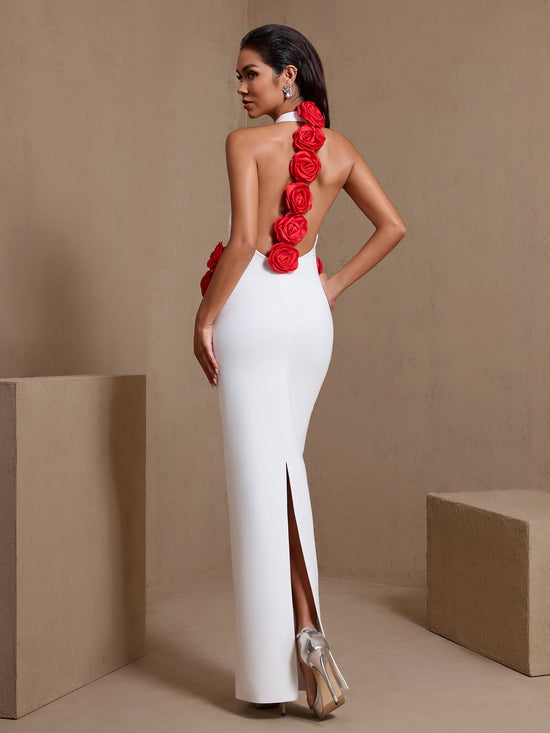 Flowers Bandage Maxi